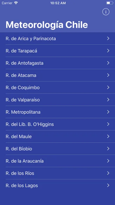 Meteorología Chile应用截图