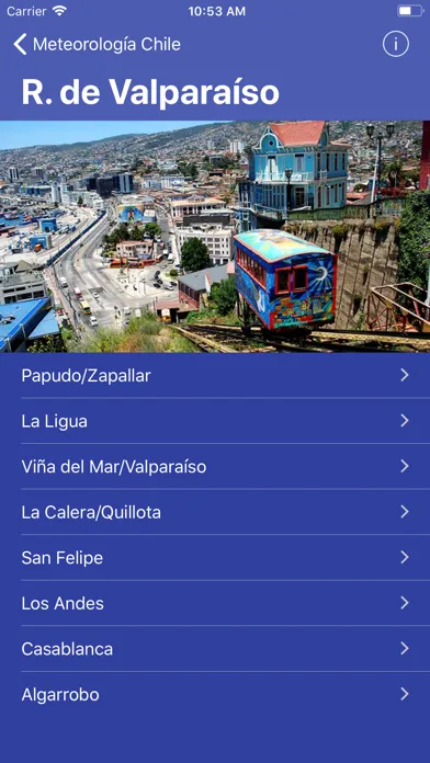 Meteorología Chile应用截图