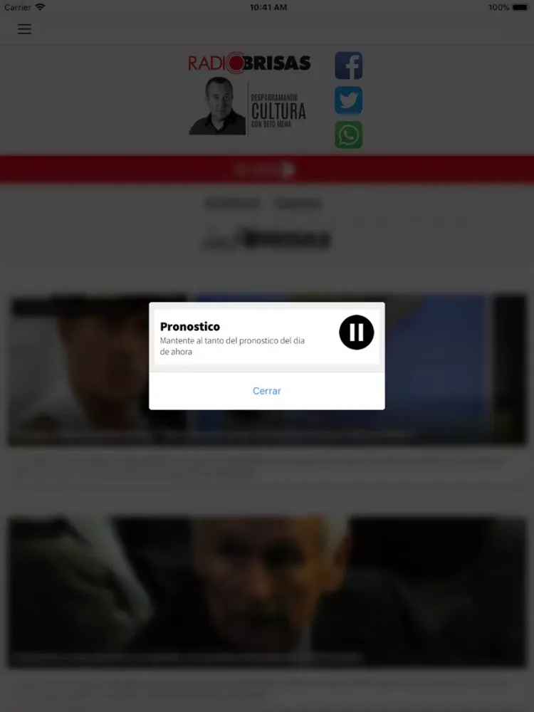 Brisas iPad  स्क्रीनशॉट