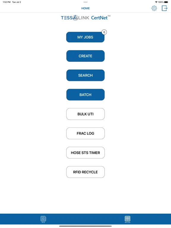 TESSALink iPad  Screenshots