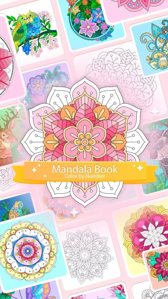 Color by Number – Mandala Book Screenshots