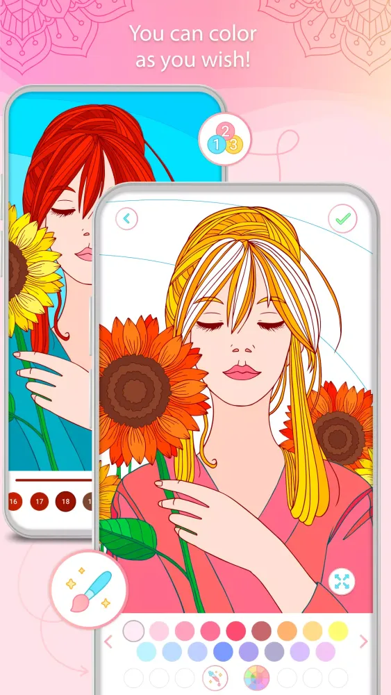 Color by Number – Mandala Book Screenshots