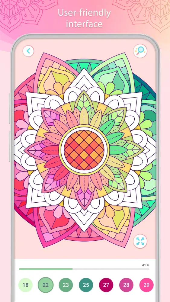 Color by Number – Mandala Book Screenshots