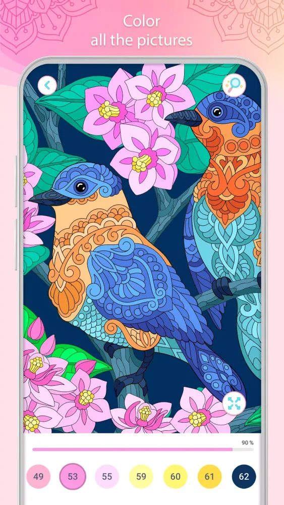Color by Number – Mandala Book Screenshots