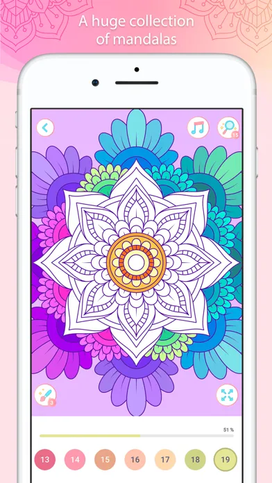 Color by Number – Mandala Book 스크린샷