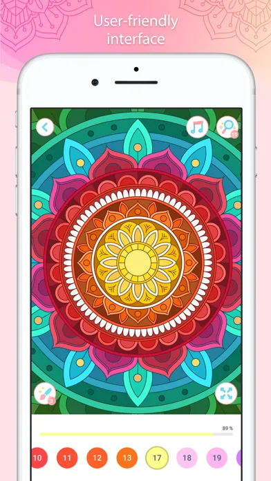 Color by Number – Mandala Book 스크린샷