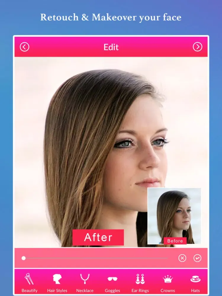 Capturas de tela do Beauty Women Photo Editor iPad 