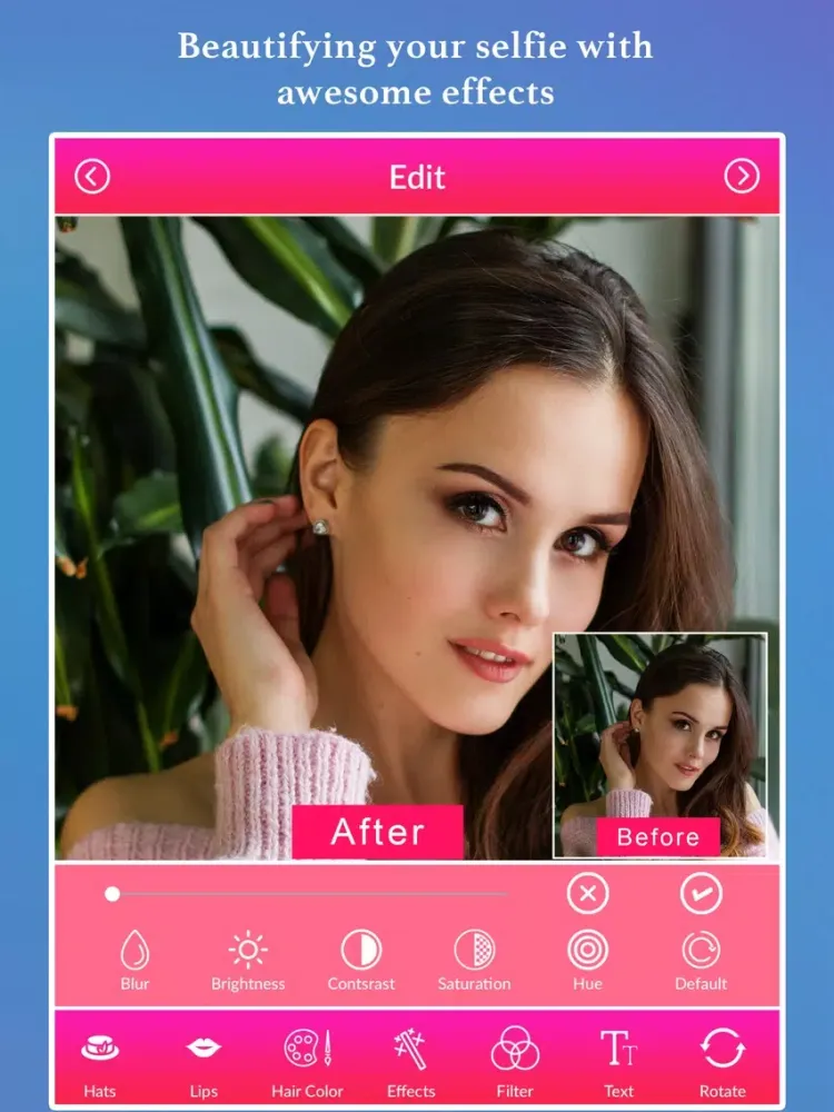 Capturas de tela do Beauty Women Photo Editor iPad 
