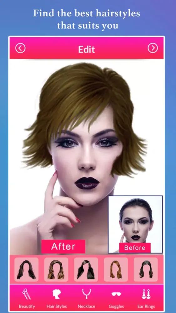 Capturas de tela do Beauty Women Photo Editor