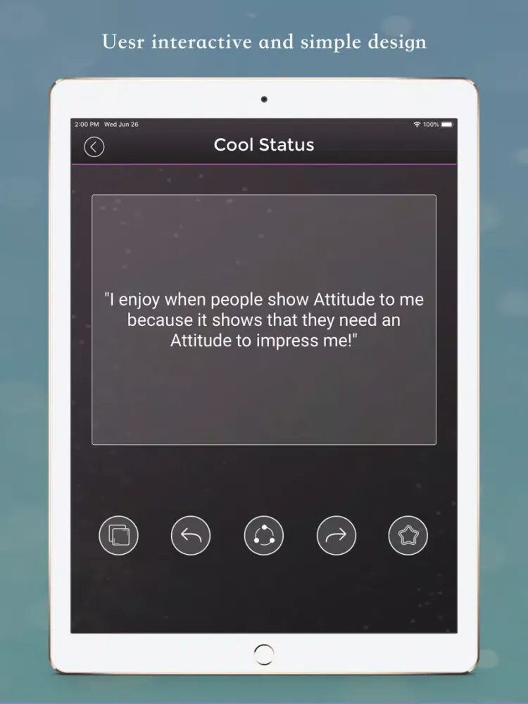 تصاویر English Status - Status Quotes iPad 