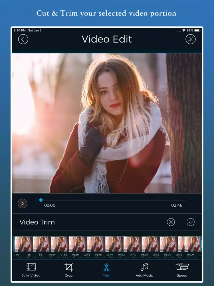 Video Joiner & Editor iPad  Screenshots