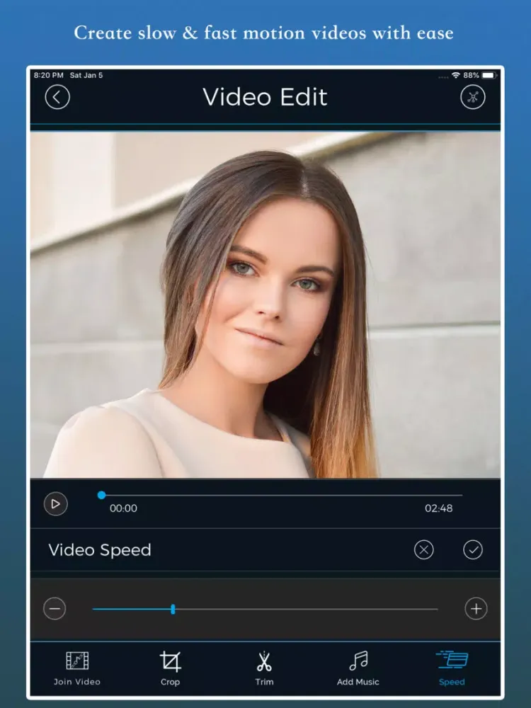Video Joiner & Editor iPad  Screenshots