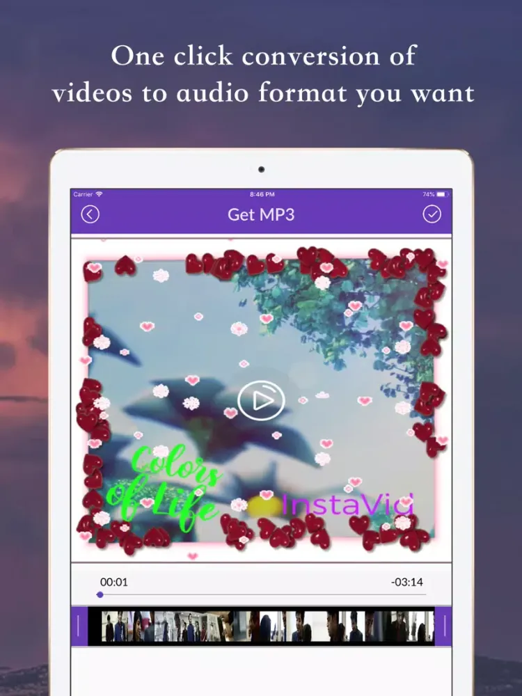 Capturas de tela do Video To Mp3 - Mp3 Mate iPad 