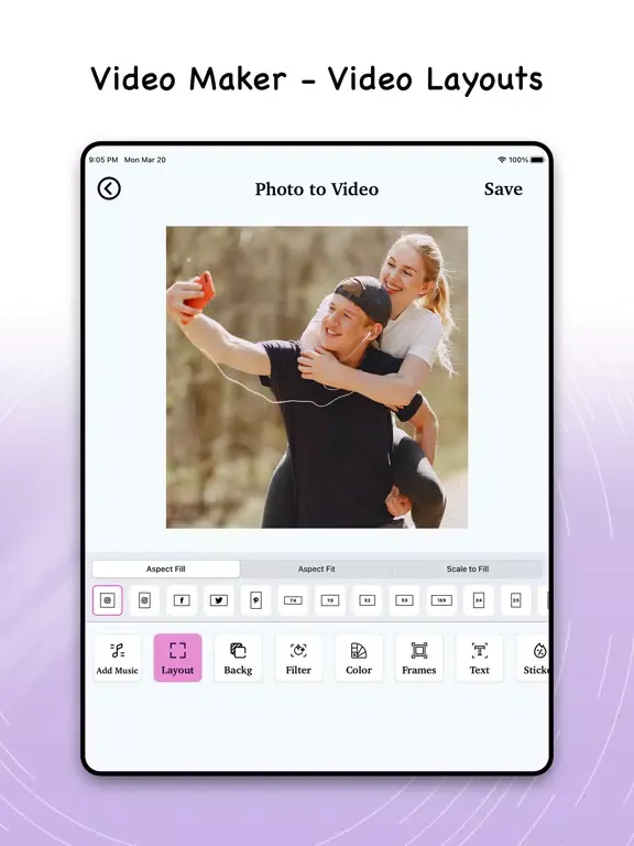 Video Maker - Photo to Video iPad  Ekran Görüntüleri