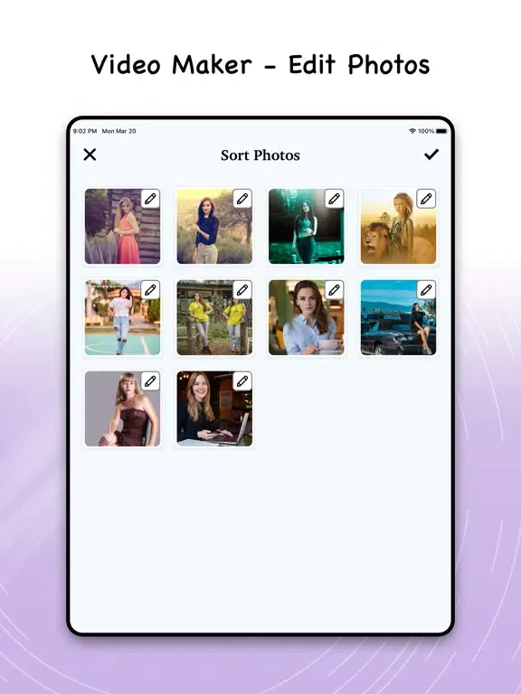 Video Maker - Photo to Video iPad  Ekran Görüntüleri
