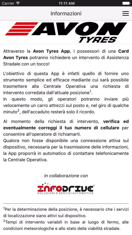 Captures d'écran de Avon Tyres App