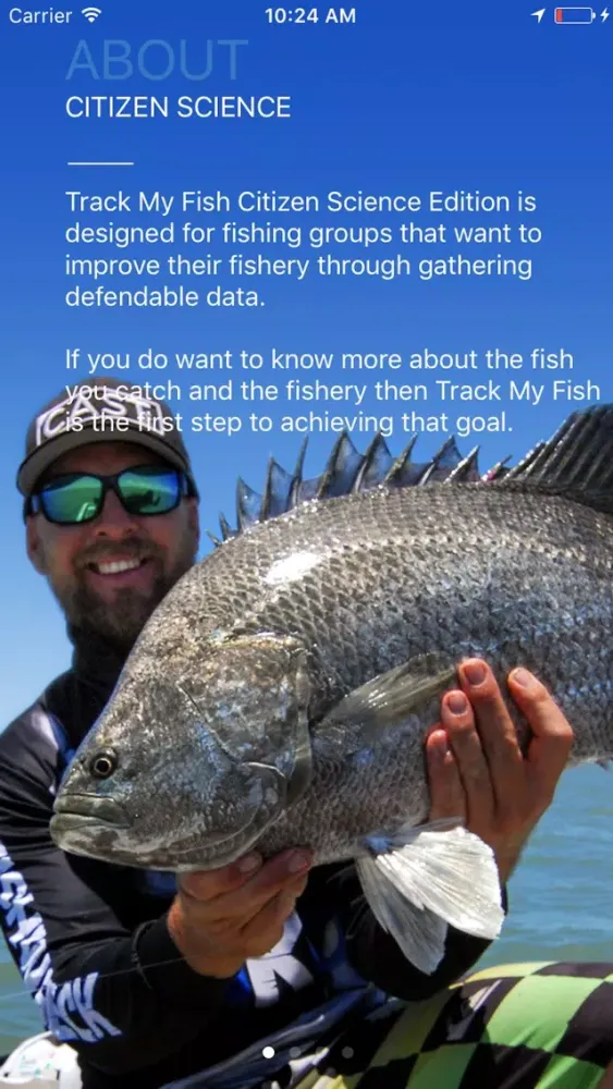 Track My Fish Citizen Science Screenshots