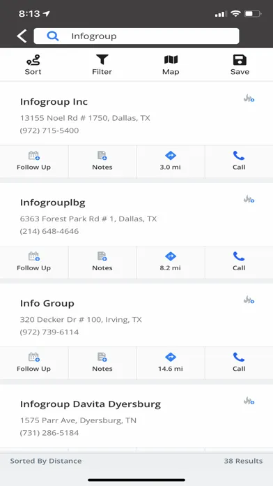 Data Axle Salesgenie Screenshots