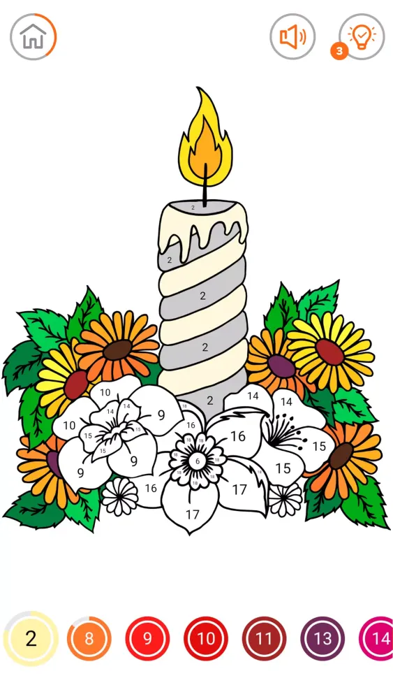 Capturas de pantalla de Bible Coloring Book by Number