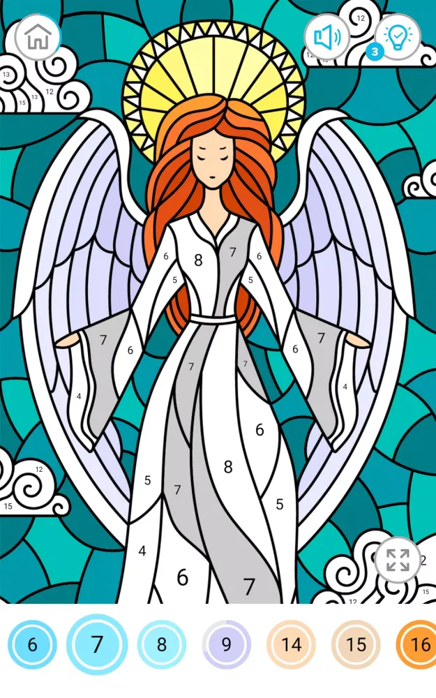 Capturas de pantalla de Bible Coloring Book by Number