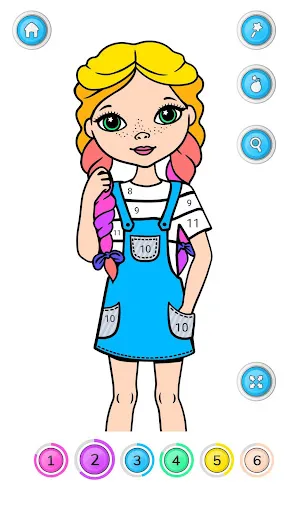 Capturas de pantalla de Girls Coloring Book for Girls