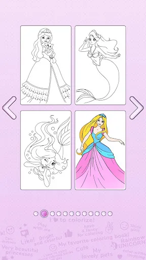 Capturas de pantalla de Girls Coloring Book for Girls