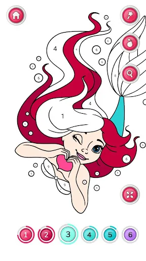 Capturas de pantalla de Girls Coloring Book for Girls