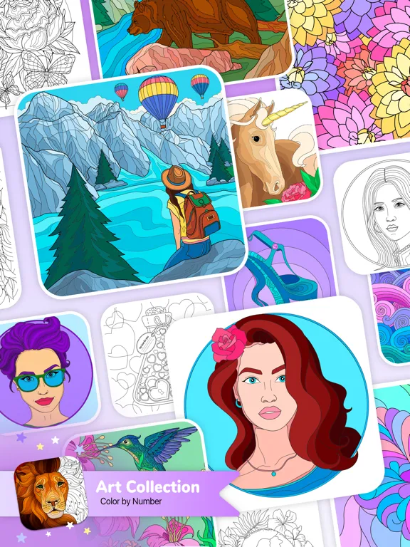 Скриншоты Art Collection Color by Number iPad 
