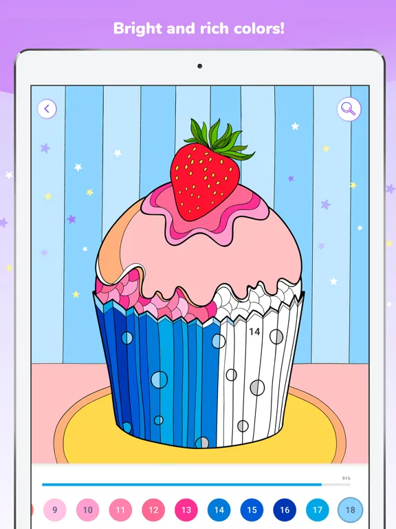Скриншоты Art Collection Color by Number iPad 