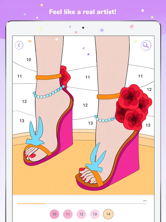 Скриншоты Art Collection Color by Number iPad 