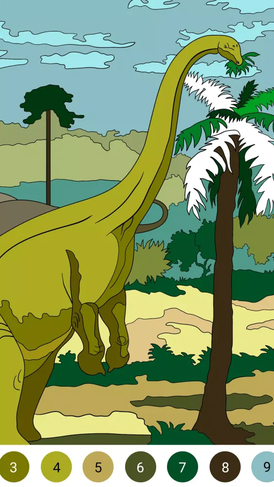 Dino Coloring Encyclopedia স্ক্রিনশট