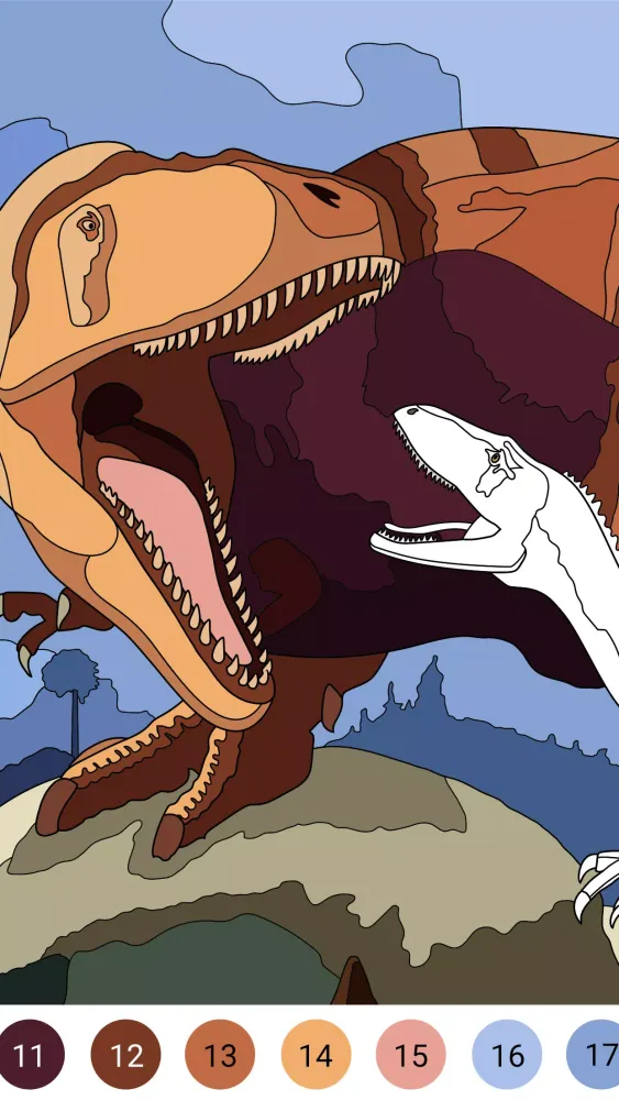Dino Coloring Encyclopedia স্ক্রিনশট