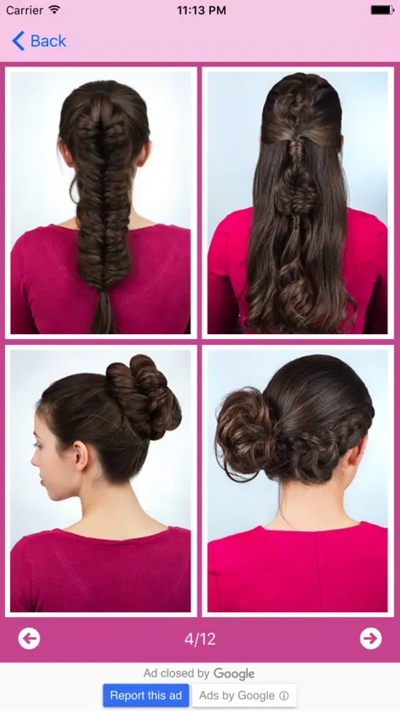 Captures d'écran de Best Hairstyles step by step pictures