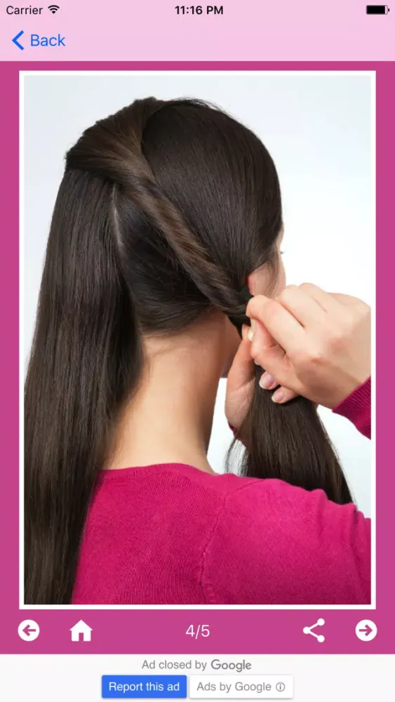 Captures d'écran de Best Hairstyles step by step pictures