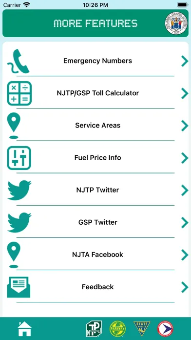 SafeTrip NJ Screenshots