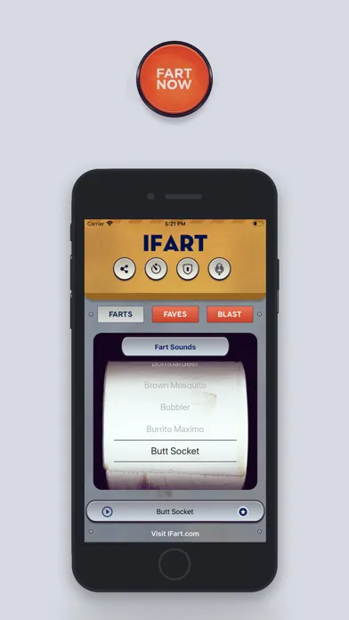 ภาพหน้าจอของ iFart - Fart Sounds App