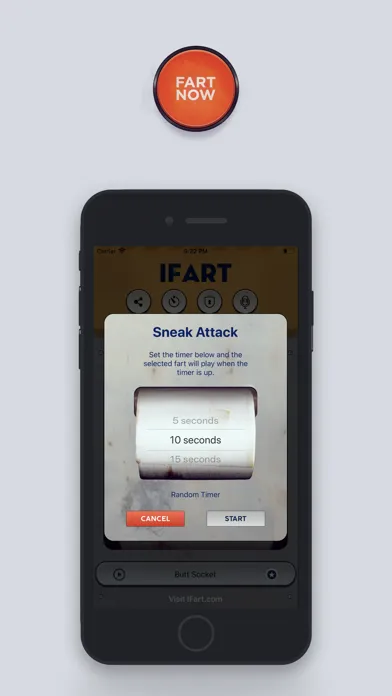 ภาพหน้าจอของ iFart - Fart Sounds App