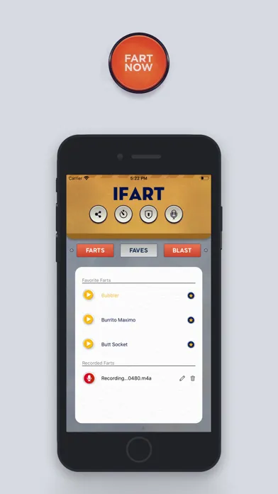 ภาพหน้าจอของ iFart - Fart Sounds App