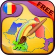 Eu descopar ROMANIA colorand-o