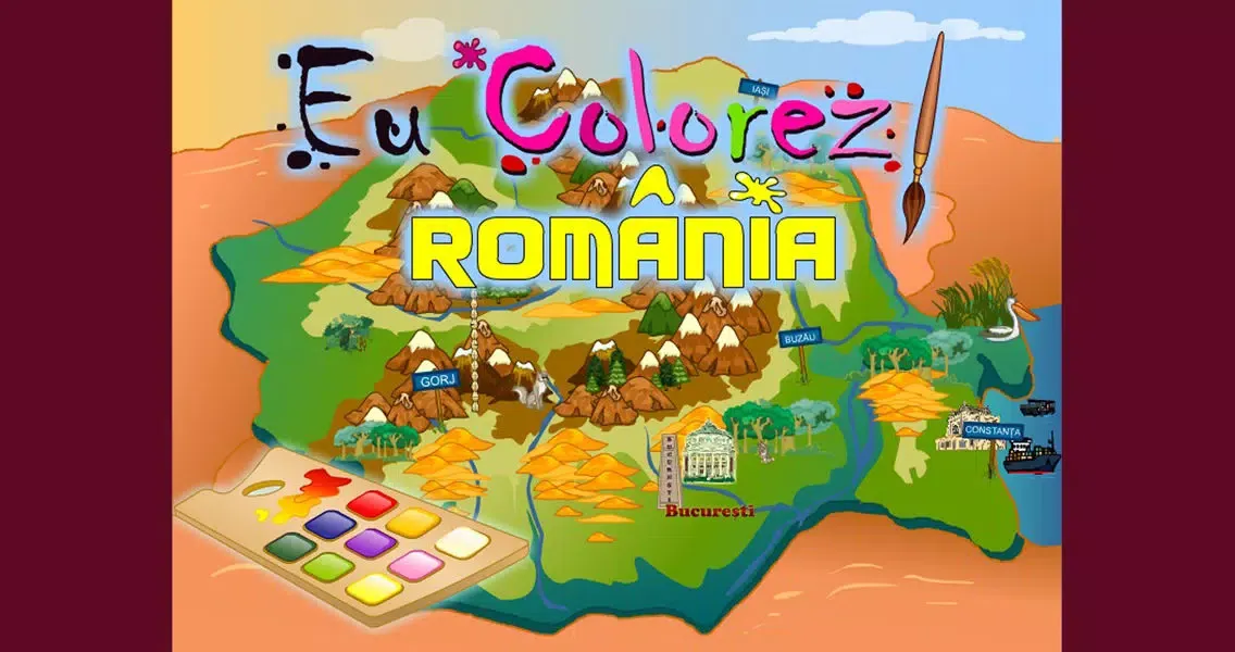 Zrzuty ekranu Eu descopar ROMANIA colorand-o