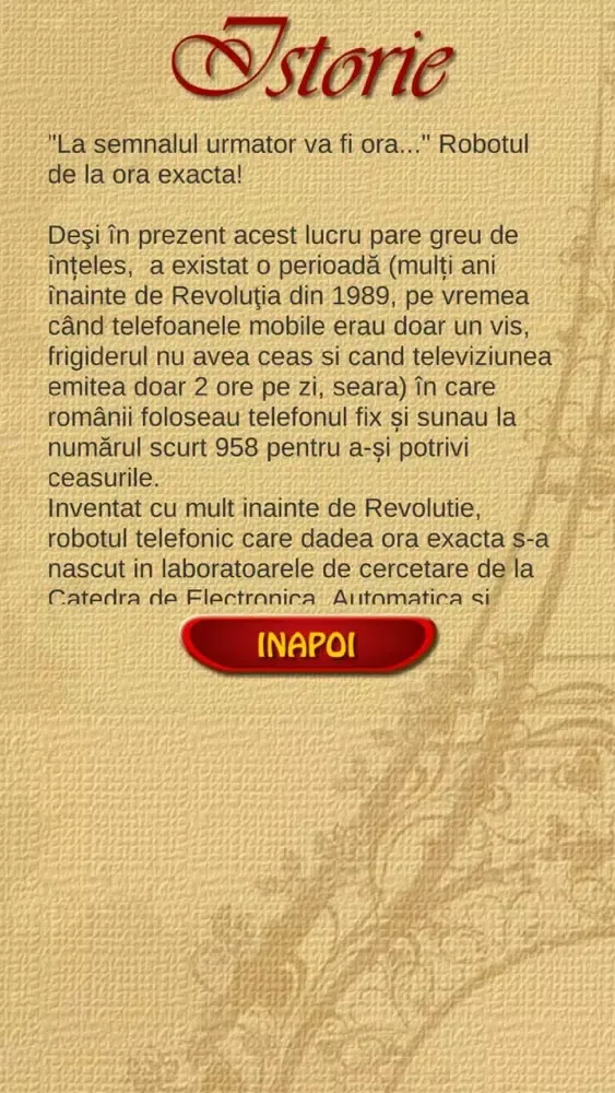 Zrzuty ekranu Robot ora exacta