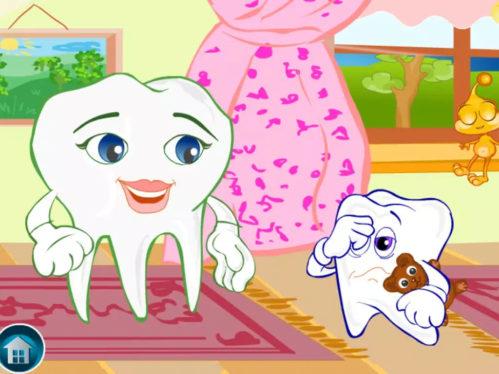 Tangkapan layar Little Tooth's fairy tale iPad 