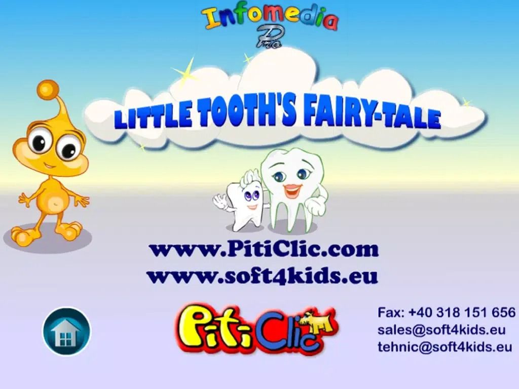 Tangkapan layar Little Tooth's fairy tale iPad 