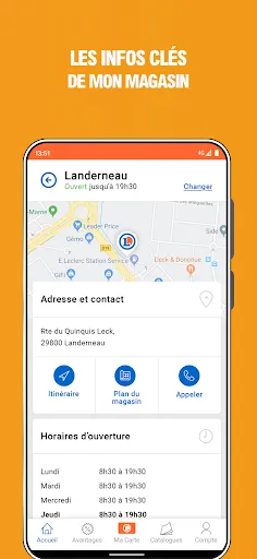 Captures d'écran de Mon E.Leclerc