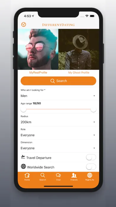 Screenshot di Different Dating