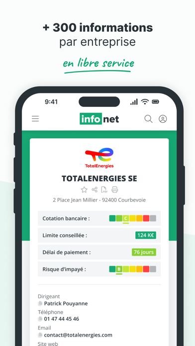 Captures d'écran de Infonet