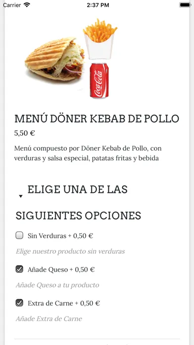 Capturas de pantalla de Kebab España