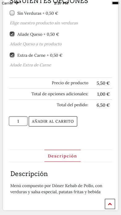 Capturas de pantalla de Kebab España