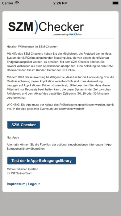 ภาพหน้าจอของ SZM-Checker