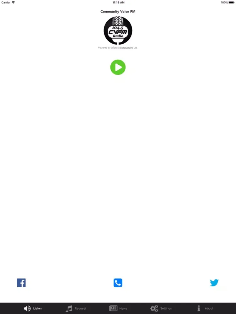Community Voice FM iPad  স্ক্রিনশট